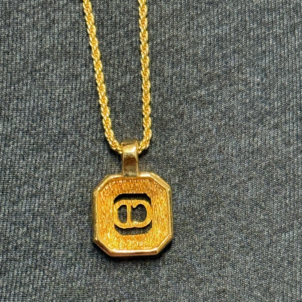 Christian Dior Vintage logo necklace - Picture 4 of 5